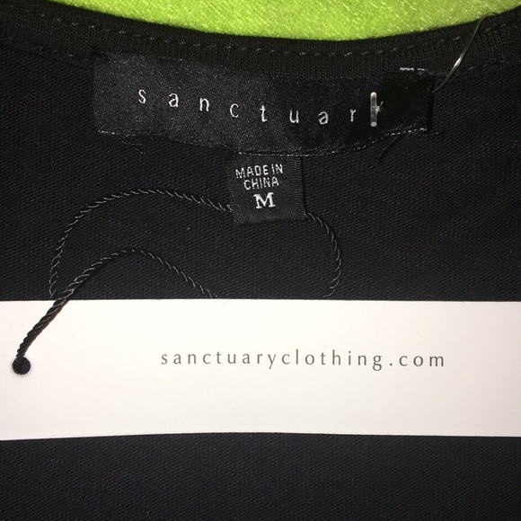 Anthropologie Sanctuary new black cold shoulder dr - Picture 5 of 6